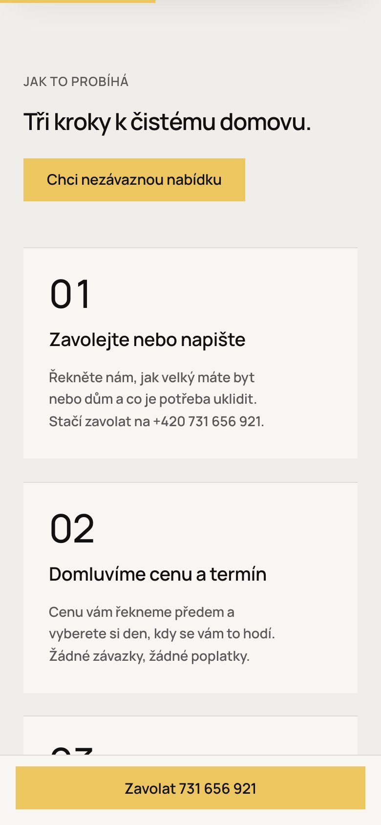ANJA servis: One next step, on every phone